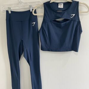Gymshark GS Power Original Leggings and GS Power Crop Tank